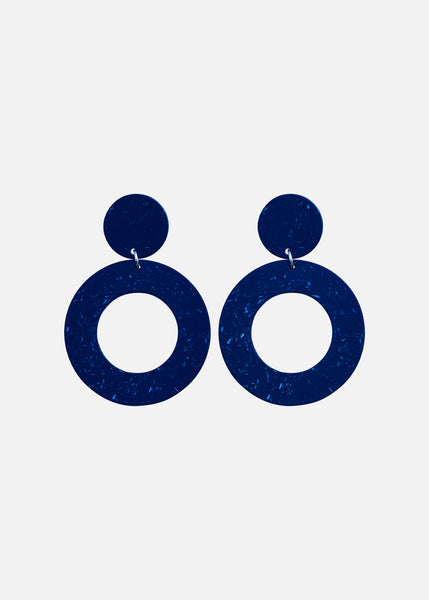 CIRCLES-Ohrringe Nr.1, Süße Blaubeere