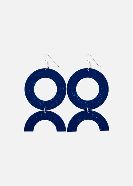 CIRCLES-Ohrringe Nr.2, Süße Blaubeere