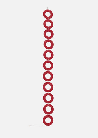 CIRCLES-Halskette Nr.11, Rot
